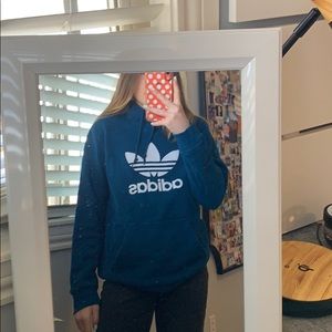 Teal adidas sweatshirt
